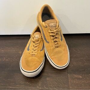 Vans Trujillo Shoes Mens Size 9 Yellow Suede Skateboard Sneakers Pro